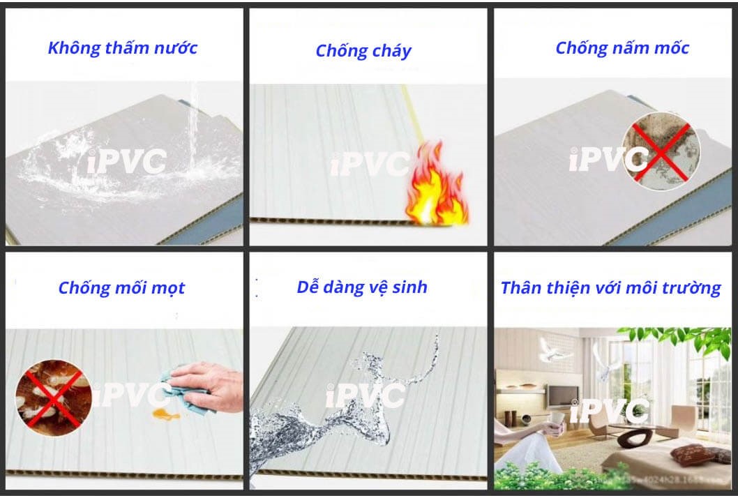 Ưu điểm nổi bật của tấm nhựa iPVC